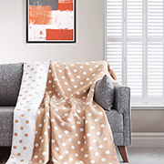 Плед бавовняний Arina bej Lotus Home