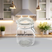 Банка з кришкою-затискачем 1.0л Maestro MR-5001-1