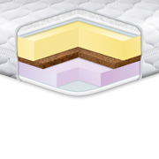 Матрац-топпер Memory-Cocos 3в1 Eurosleep трикотаж