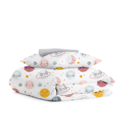 Дитяча постільна білизна в ліжечко HAPPY MOON CS1 Cosas рожевий