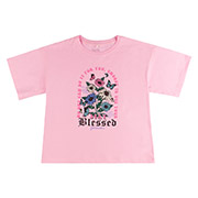 Футболка для дівчинки ФТ36 супрем Бембі 900-світло-рожевий