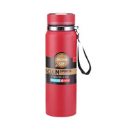 Термос з датчиком температури та ситечком 1 л Vacuum Sports Yiwu HP-14-30R червоний