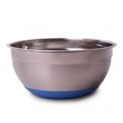 Миска Kamille 26х12см з нержавіючої сталі з силіконовим дном 4350