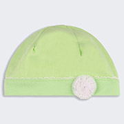 Шапочка для дівчинки ШП52 інтерлок Бембі 600-зелений
