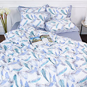 Постільна білизна Azure Jay сатин-принт elit MirSon