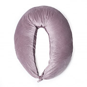 Подушка для вагітних та годування 8632 Velvet Line 28-0005 Ashen 100% Memory MirSon