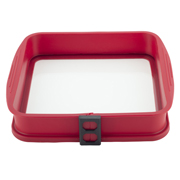 Форма силіконова квадратна зі скляним дном 26.5х25.1х5.3 см Kamille 7759