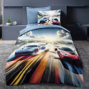 Підліткова постільна білизна Turbo Sky ранфорс 3D Altinbasak