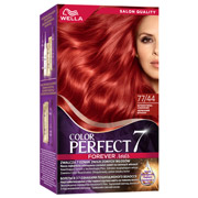 Стійка фарба для волосся Wella Color Perfect 7 77/44 Вулканічний червоний 4064666598437