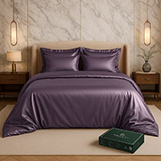 Комплект постільної білизни Aura ліоцелл Pagoti фіолетовий