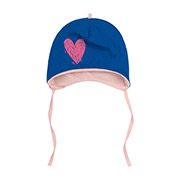 Шапочка на зав'язках ШП80 супрем Бембі 830-синій-рожевий