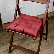 Подушка на стілець Фібра Прованс бордо 029611