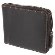 Чоловічий шкіряний гаманець Visconti 702 Bullet oil brown
