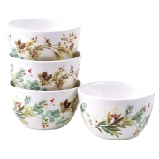 Набір піал 13 см 4 предмета Різдвяна казка Certified International 28368-set