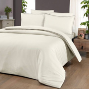 Постільна білизна Lucca Cream сатин Преміум 300TC La Romano