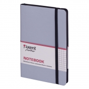 Книга записна Axent PartnerSoft 125 * 195 96л кл срібло 8206-34-A