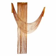 Штора з фольги на Хелловін для створення фотозони 50 см 270 см помаранчева YES! Fun 974276