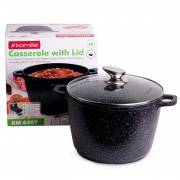 Каструля з кришкою Kamille 6.2л 4407