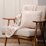 Подушка декоративна велюрова Aspen Sonex бежева