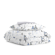 Дитяча постільна білизна в ліжечко DREAM WIGWAMS Cosas блакитний