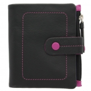 Жіночий шкіряний гаманець Visconti M-77 Mojito black multi