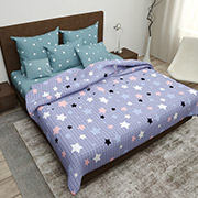Комплект постільної білизни бязь Selena Зоряне асорті 150565
