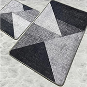 Набір килимків для ванної кімнати Phell gri Chilai Home