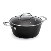 Каструля з кришкою BLACK TITAN 24 см, 4.1л 85560202498 BARAZZONI