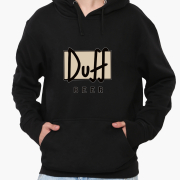 Худи мужской The Simpsons Duff Beer MobiPrint 9225-1995 черный
