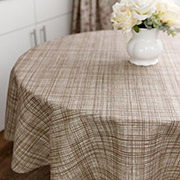 Скатертина кругла бавовняна Тереза Клітинка Прованс