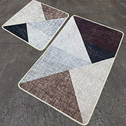 Набір килимків для ванної кімнати Phell bej Chilai Home