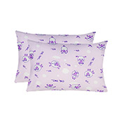 Набір із двох дитячих наволочок Ягнята бязь Home Line бузковий