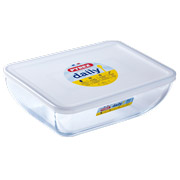 Форма з кришкою прямокутна 28х22 см 3.3 л Daily Pyrex 344P000/3643