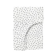 Простирадло на гумці Grey Blots ранфорс Cosas висота 20 см