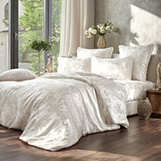 Наволочка сатин жаккард Jacquard Nonpareil Noble Cream SoundSleep кремовий