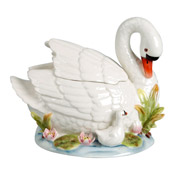 Банка для сипучих 24х19 см Лебідь Lefard 59-344-1