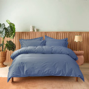 Постільна білизна Rebeca бавовна Lotus Home індіго