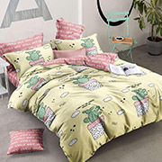 Комплект постільної білизни Selena Кактус домашній 200246