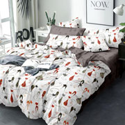Комплект постільної білизни Selena Котяче сімейство 300318