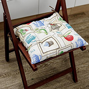 Подушка на стілець Cupcake blue Прованс