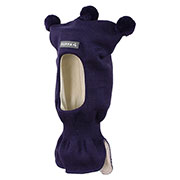 Вязаная шапка-шлем для малышей COCO Huppa 85070000 фиолетовая