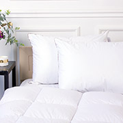 Подушка пухова №200 Raffaello White 90% пуху MirSon низька