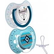 Пустушки силіконова динамічна Indian summer Boy 3-6 міс. (2 шт.) Lovi 22 / 856boy