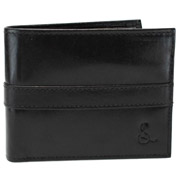 Портмоне шкіряне чоловіче RFID Black P8265-0 Semi Line DAS303153