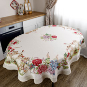 Скатертина гобеленова овальна Гуси Прованс