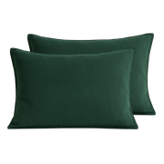Комплект наволочок SoundSleep Stonewash dark green зелений