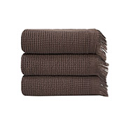 Рушник Rius dark brown Lotus Home темно-коричневий