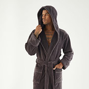 Чоловічий довгий халат з капюшоном Nusa NS-7230 kaya