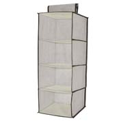 Організатор підвісний 4 секції на липучці 28x28x80 см Handy Home ESH34 бежевий