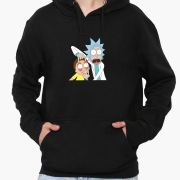 Худі чоловічий Rick andorty MobiPrint 9225-2082 чорний